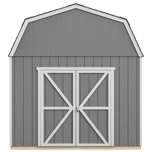 Handy Home Products Braymore 10×16 Do-It-Yourself Wooden Storage Shed with Floor