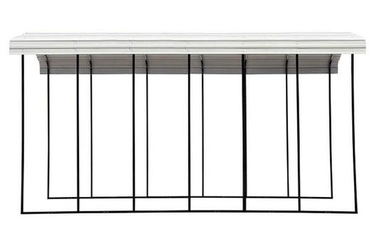 Arrow Carport, 14 ft. x 29 ft. x 14ft. Eggshell 14′ x 29′ x 14′