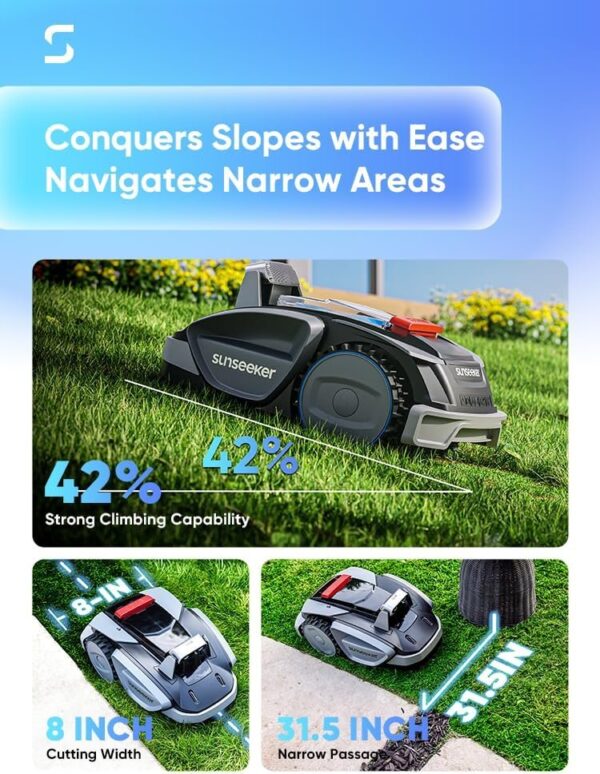 Sunseeker V3 Quiet Lawn Mower